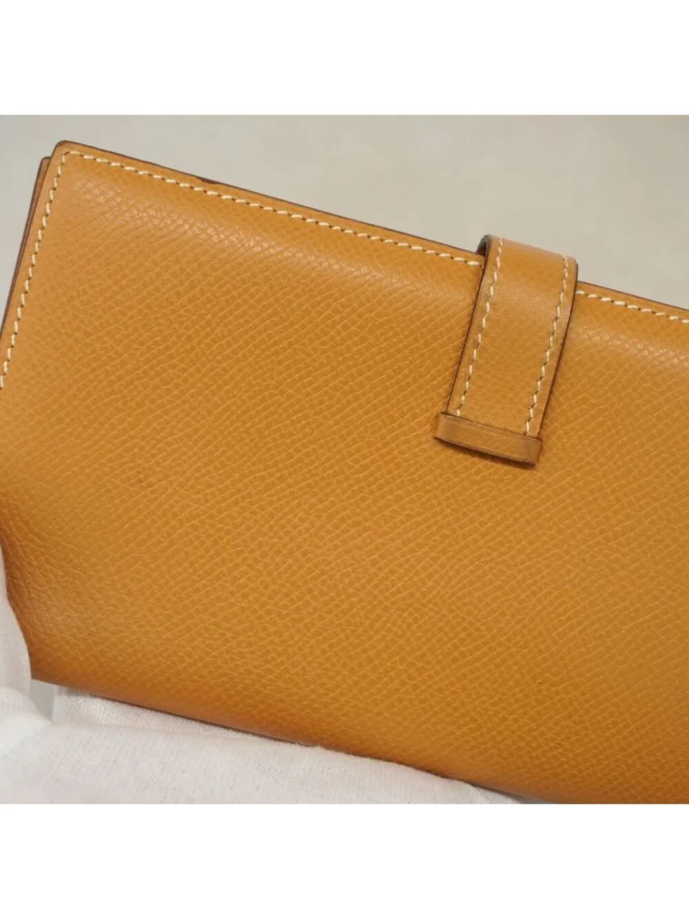 Hermes Wallet Bearn Veau Epsom Natural Sable Silver